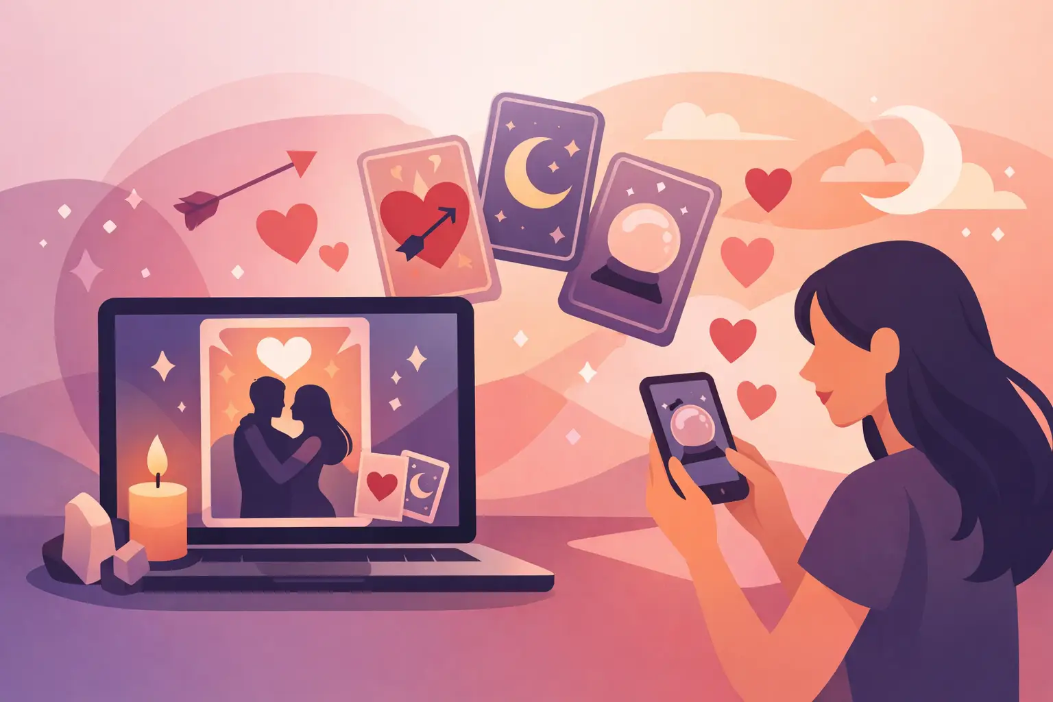 Online Tarot Reading for Love: What to Expect