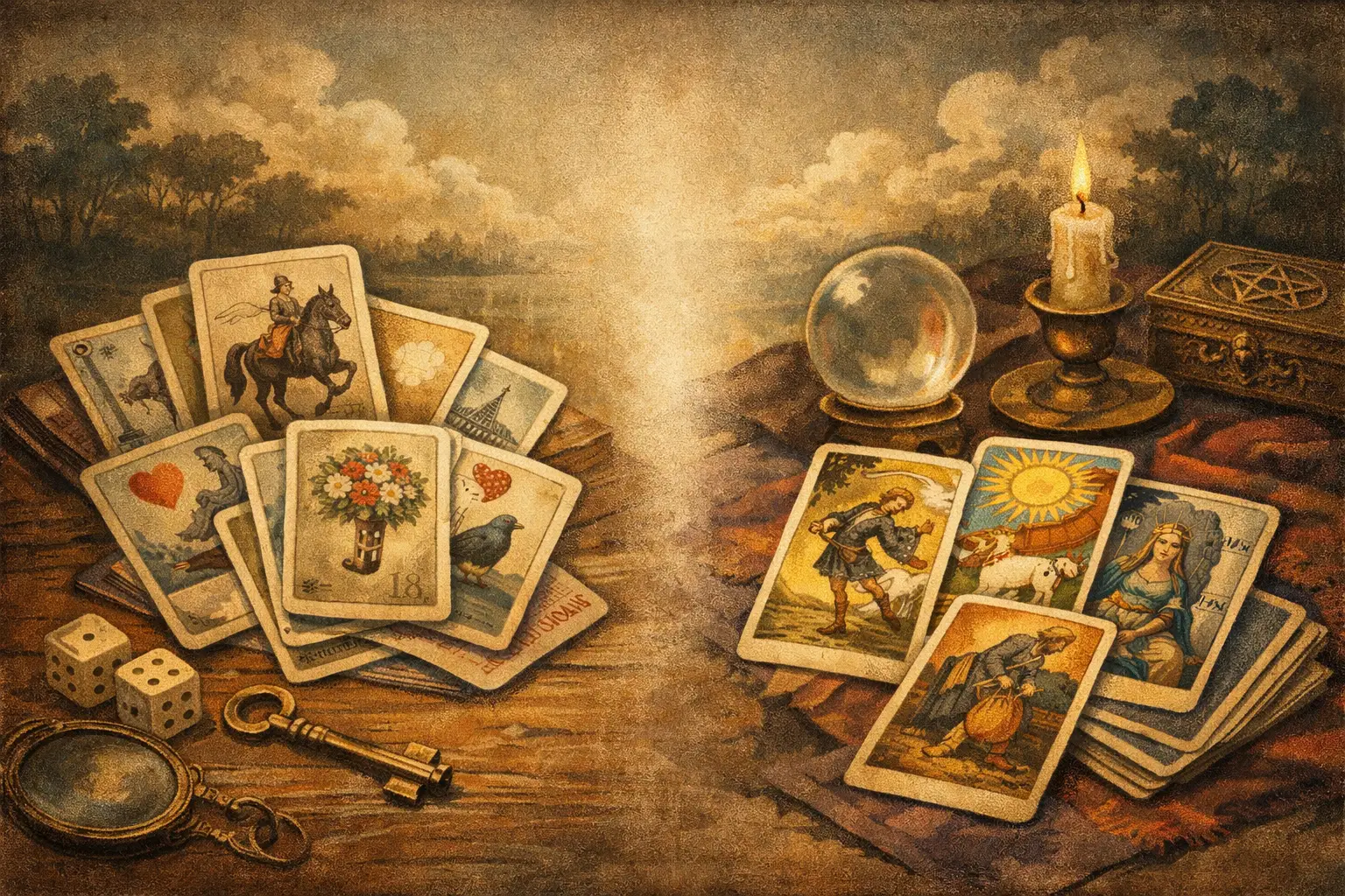 Lenormand vs Tarot for Clarity