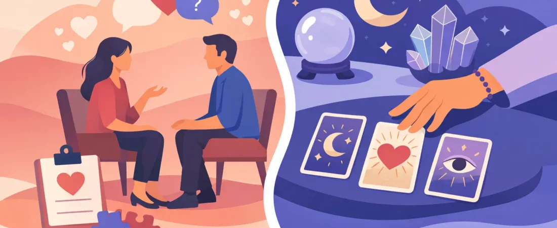 Love Advice Versus Tarot for Relationship Clarity