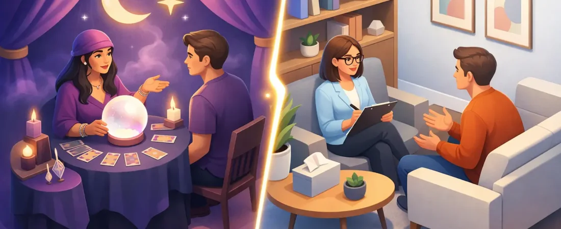 Psychic Reading Versus Counseling Explained