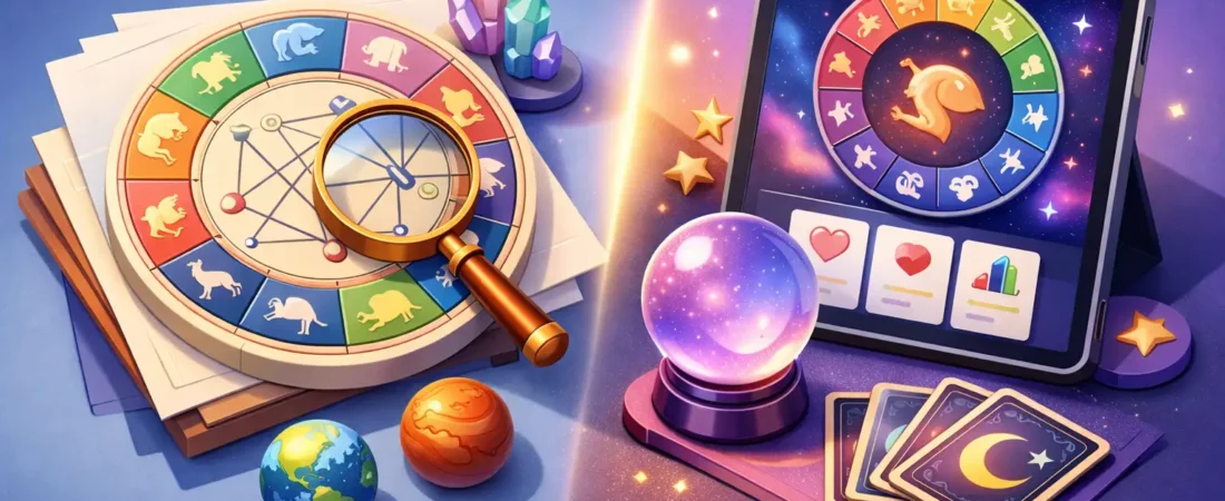 Birth Chart Versus Horoscope Differences Explained