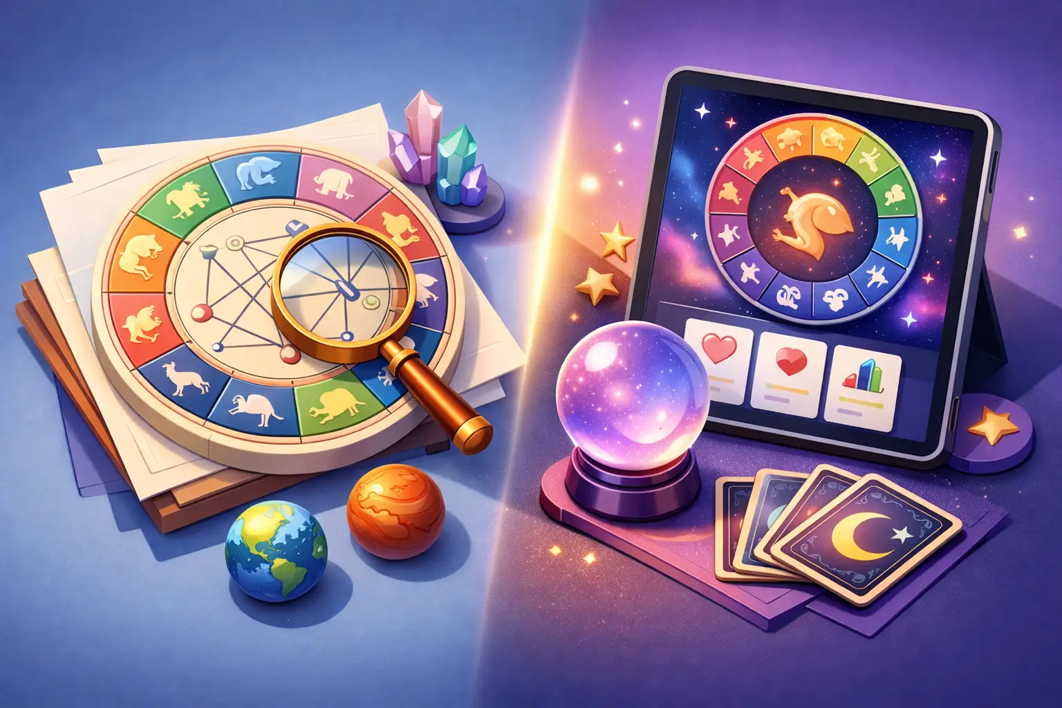 Birth Chart Versus Horoscope Differences Explained