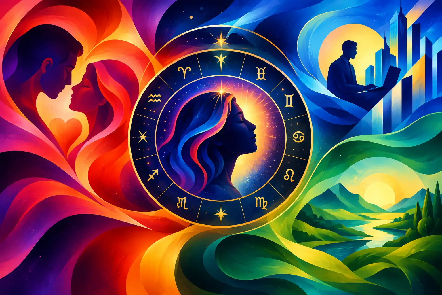 Natal Chart Guide for Love, Work, and Life